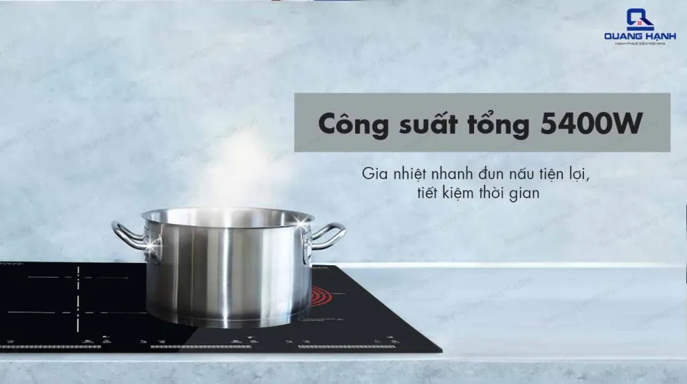 Bếp từ hồng ngoại ba vùng nấu Junger CEJ-300-IIF