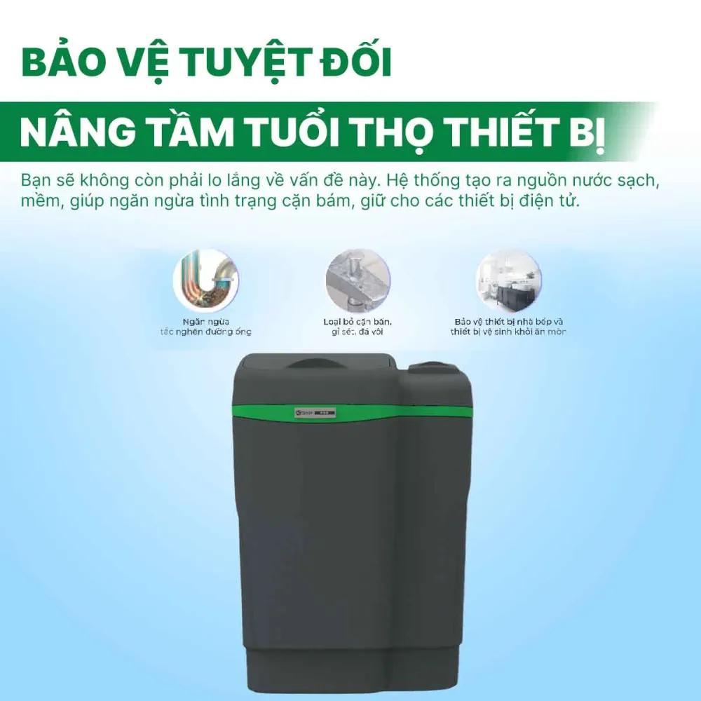 Hệ thống lọc nước đầu nguồn A.O Smith AOW-S400 PLUS