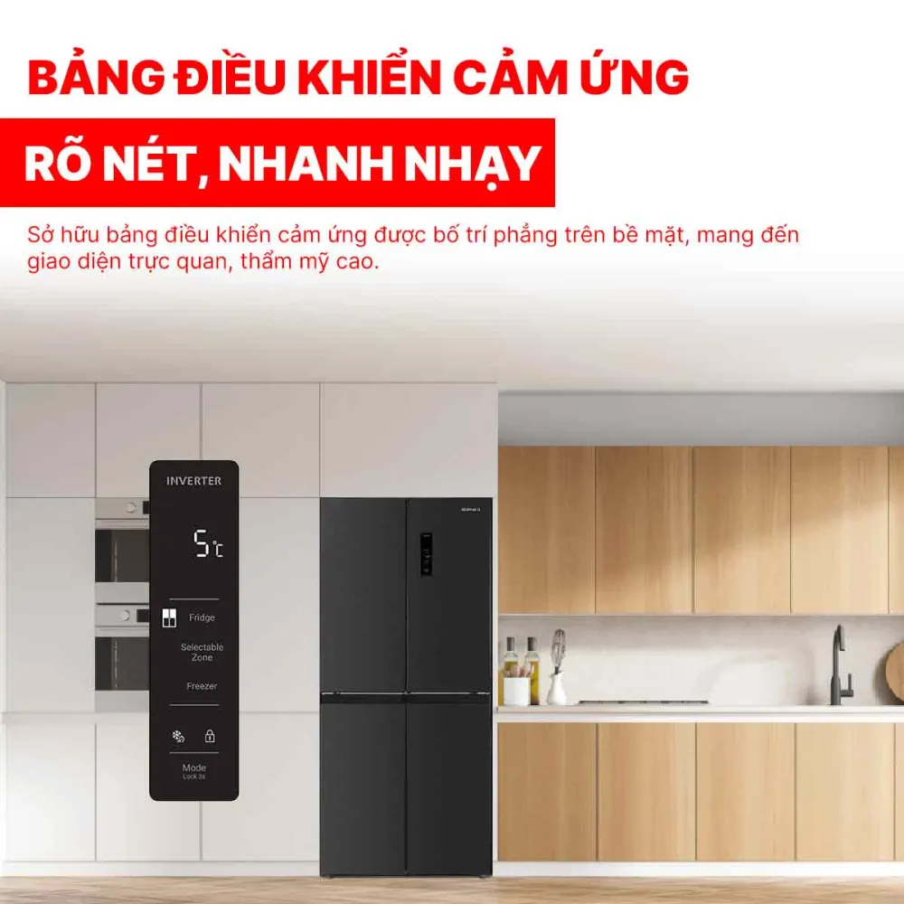 Tủ lạnh Hitachi Inverter 466 lít Multi Door HR4N7522DSDXVN