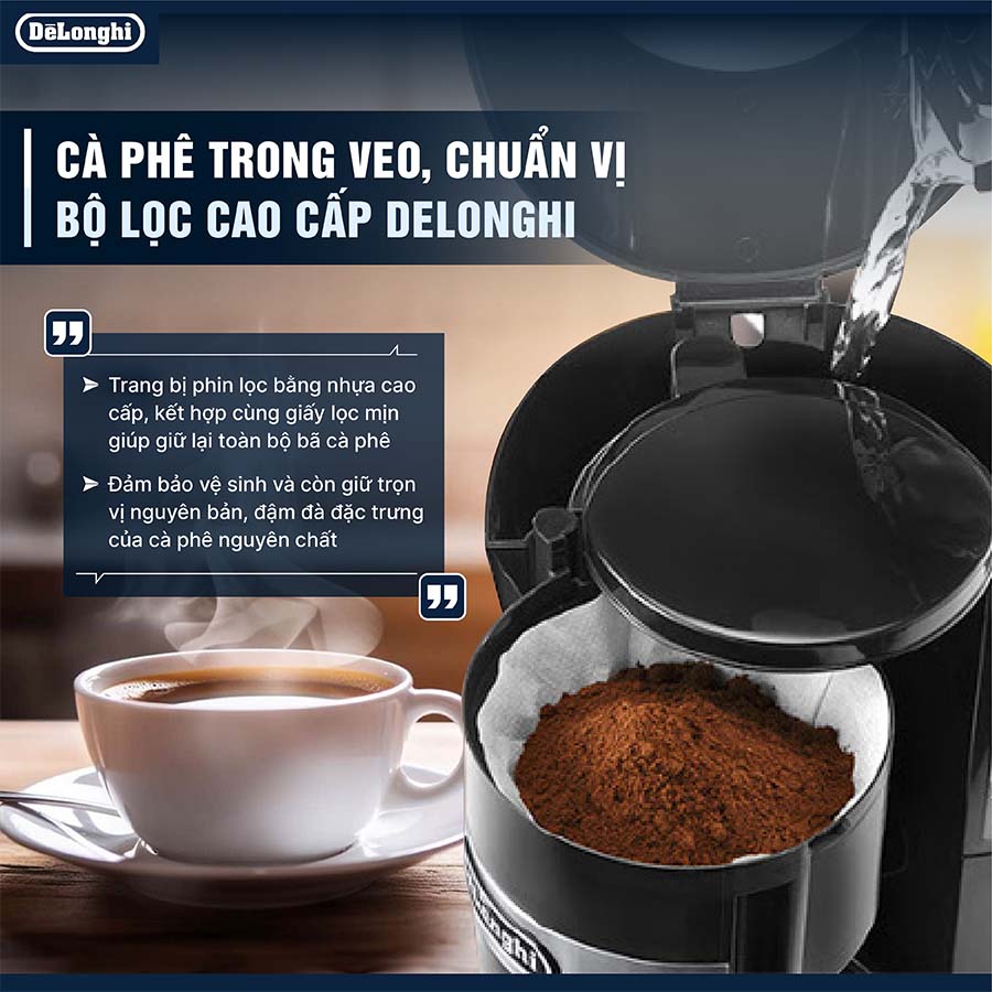 Máy pha cà phê nhỏ giọt Delongi ICM15210.1