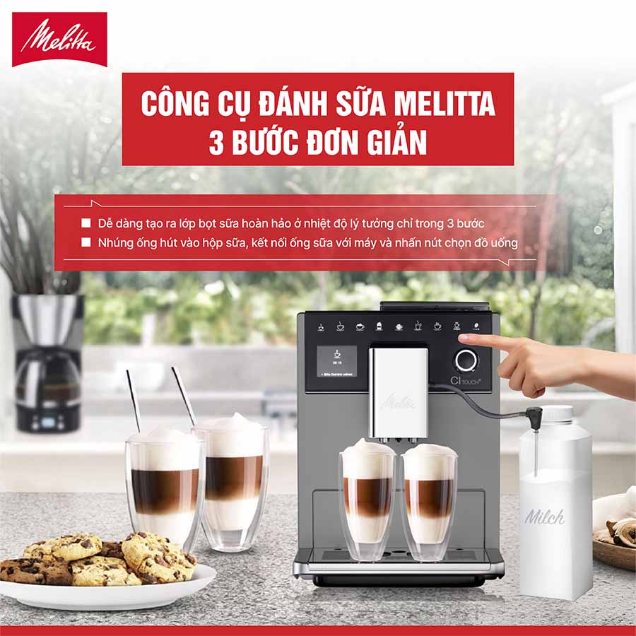 Máy pha cà phê Melitta Caffeo CI Touch Plus