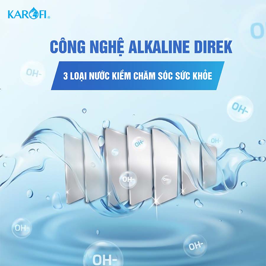 Máy lọc nước Hydro-ion kiềm Karofi KAE-S18