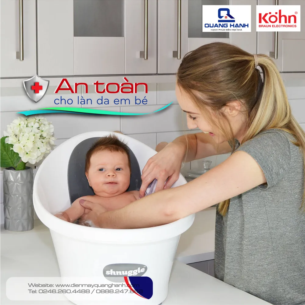 đèn sưởi hồng ngoại Braun Kohn K150 an toàn cho trẻ sơ sinh