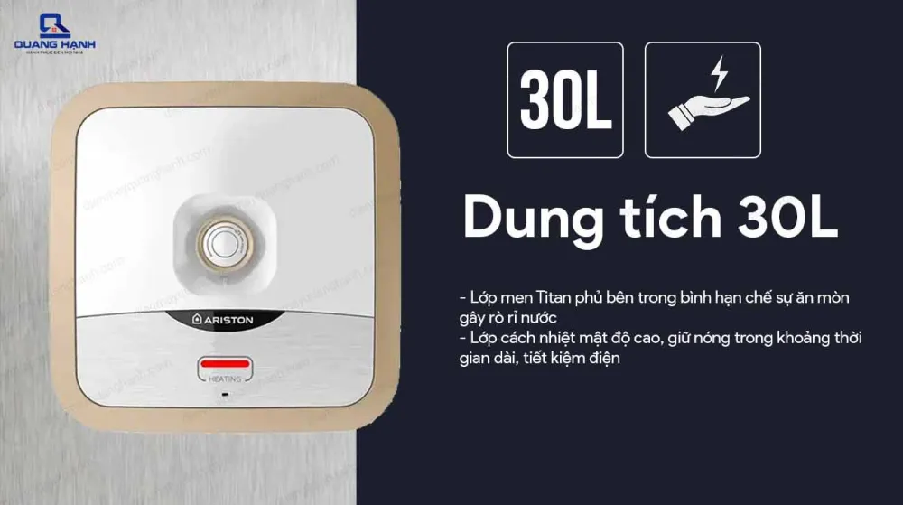 Lòng bình tráng men Titanium chống ăn mòn