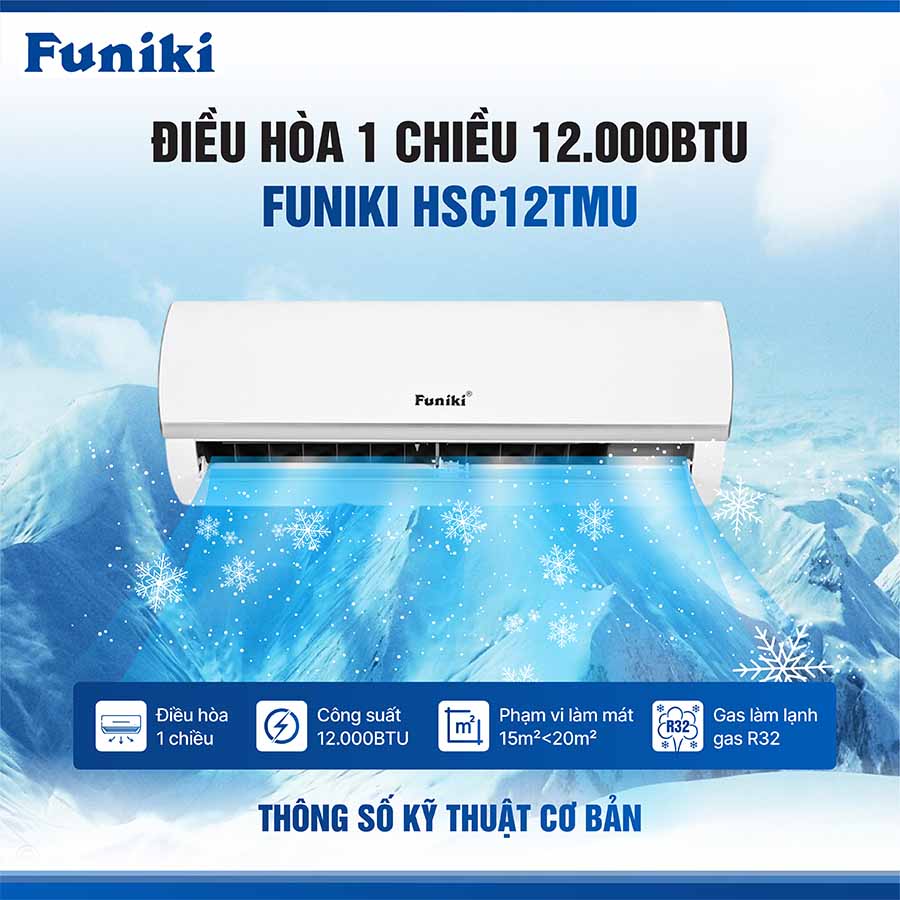 Điều hòa 12000BTU Funiki HSC12TMU