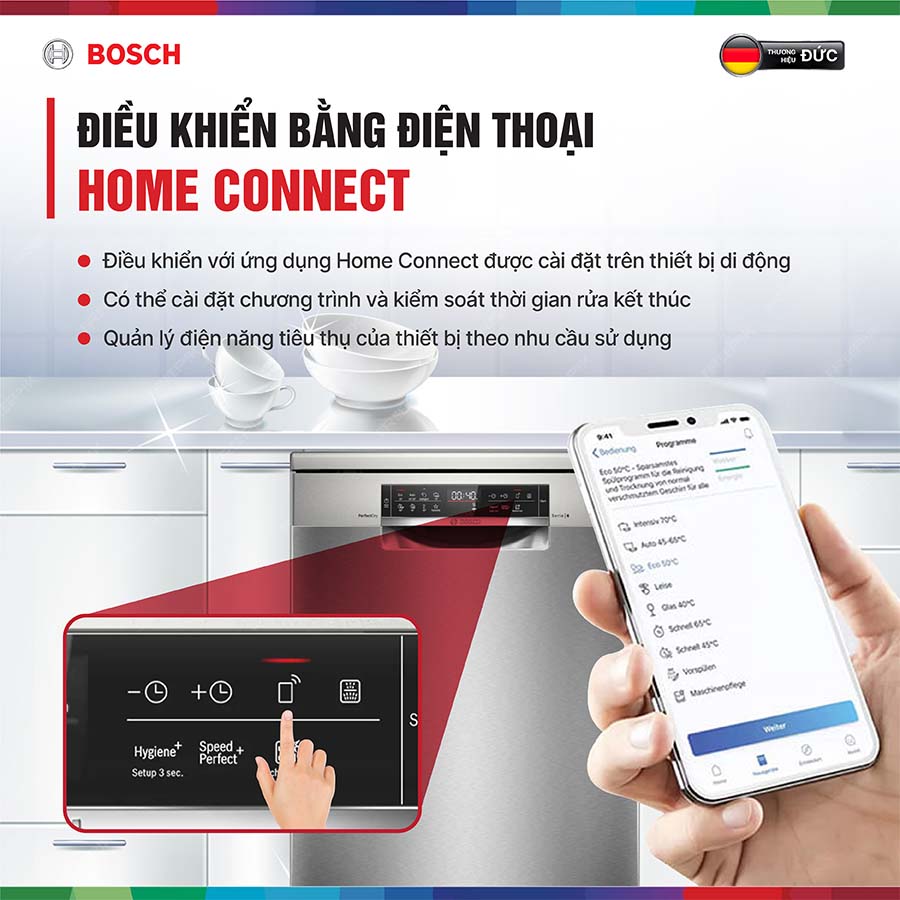Máy rửa bát Bosch SMS6ZCI00P mẫu mới 2025