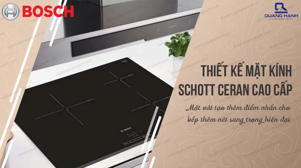 Mặt kính PID775DC1E tính chất cường lực tốt nên không dễ bị xước, mẻ trong quá trình sử dụng