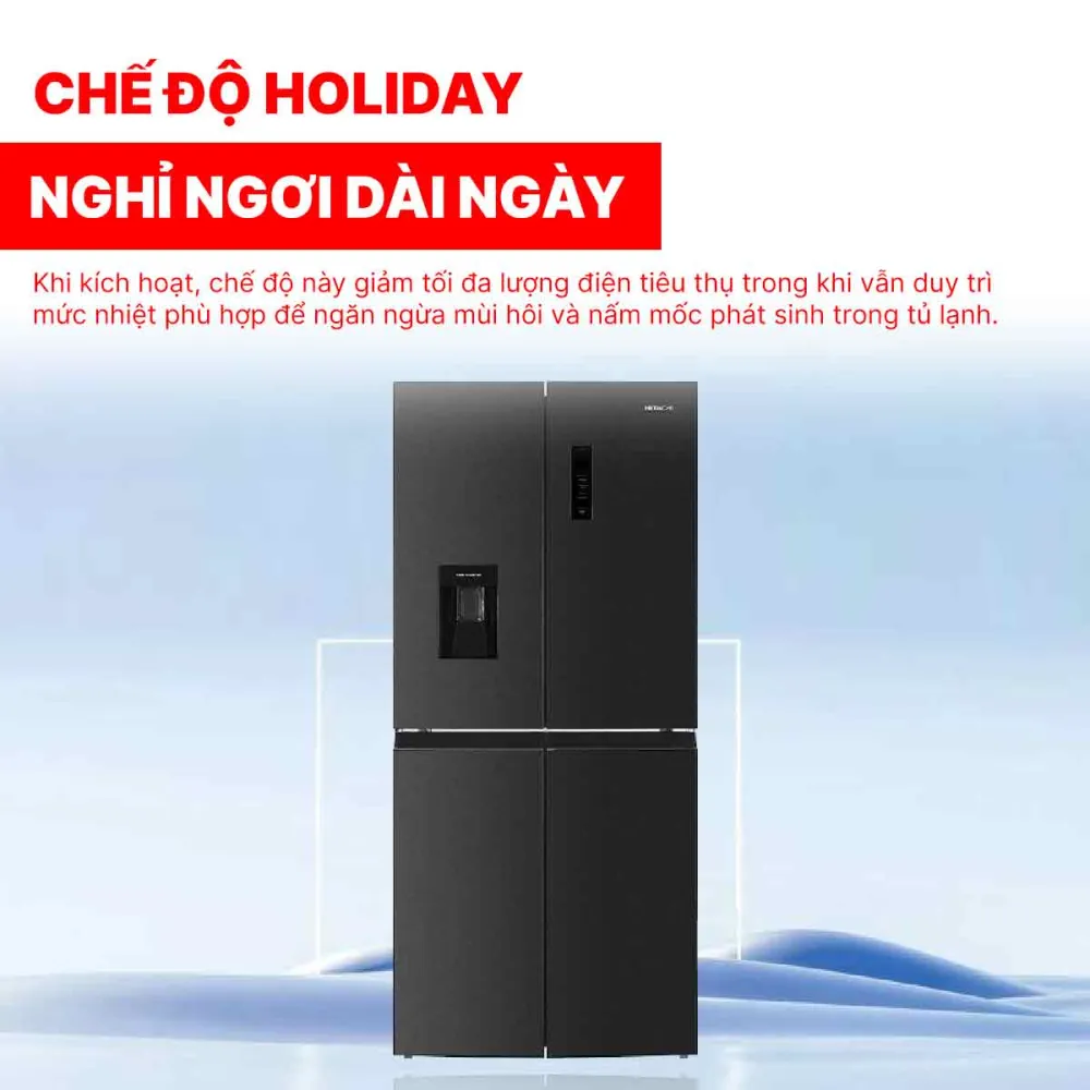 Tủ lạnh Hitachi Inverter 464 lít Multi Door HR4N7520DSWDXVN