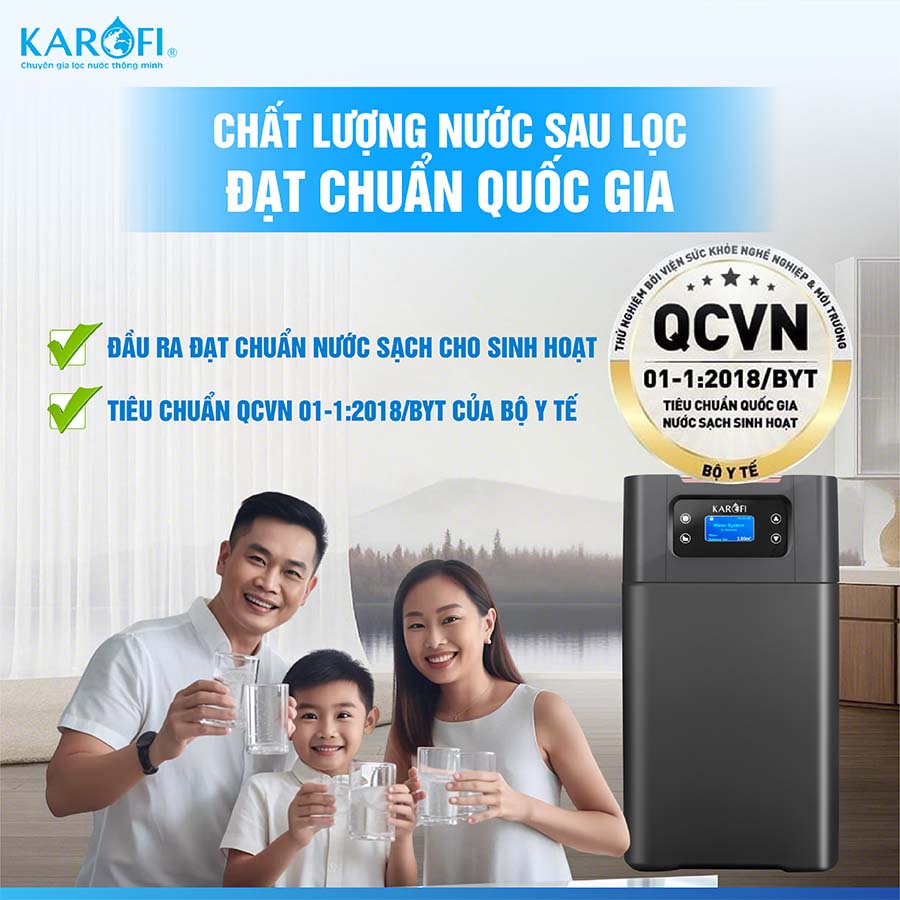 Lọc tổng trung tâm cao cấp Karofi KTF-P01