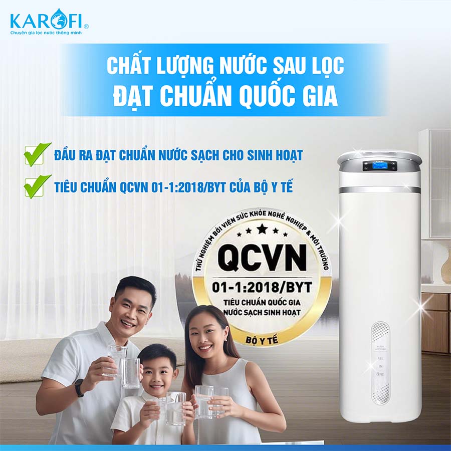 Lọc tổng trung tâm cao cấp Karofi KTF-P02