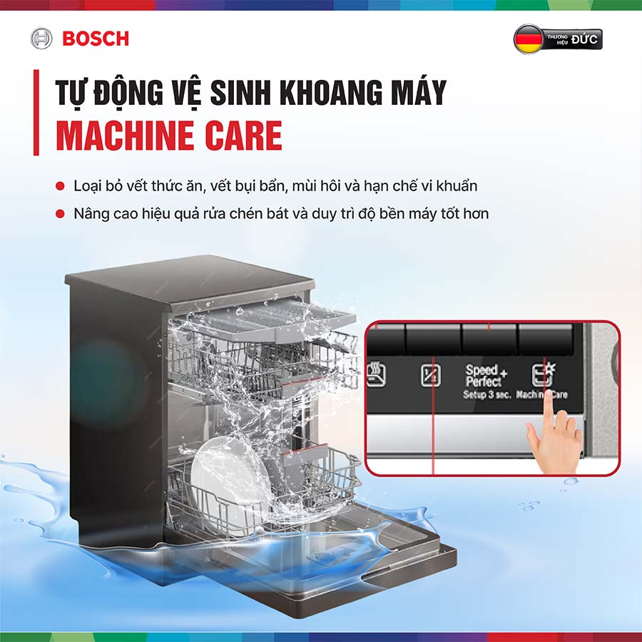 Máy rửa bát độc lập Bosch SMS4EMC06E