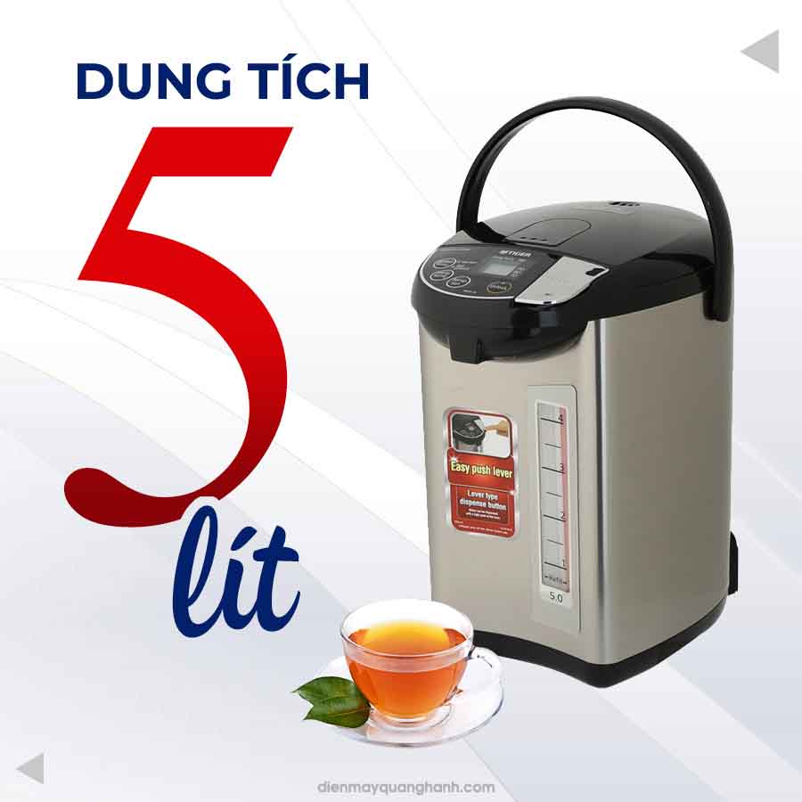 Bình thủy điện Tiger PDU-A50W dung tích 5 lít