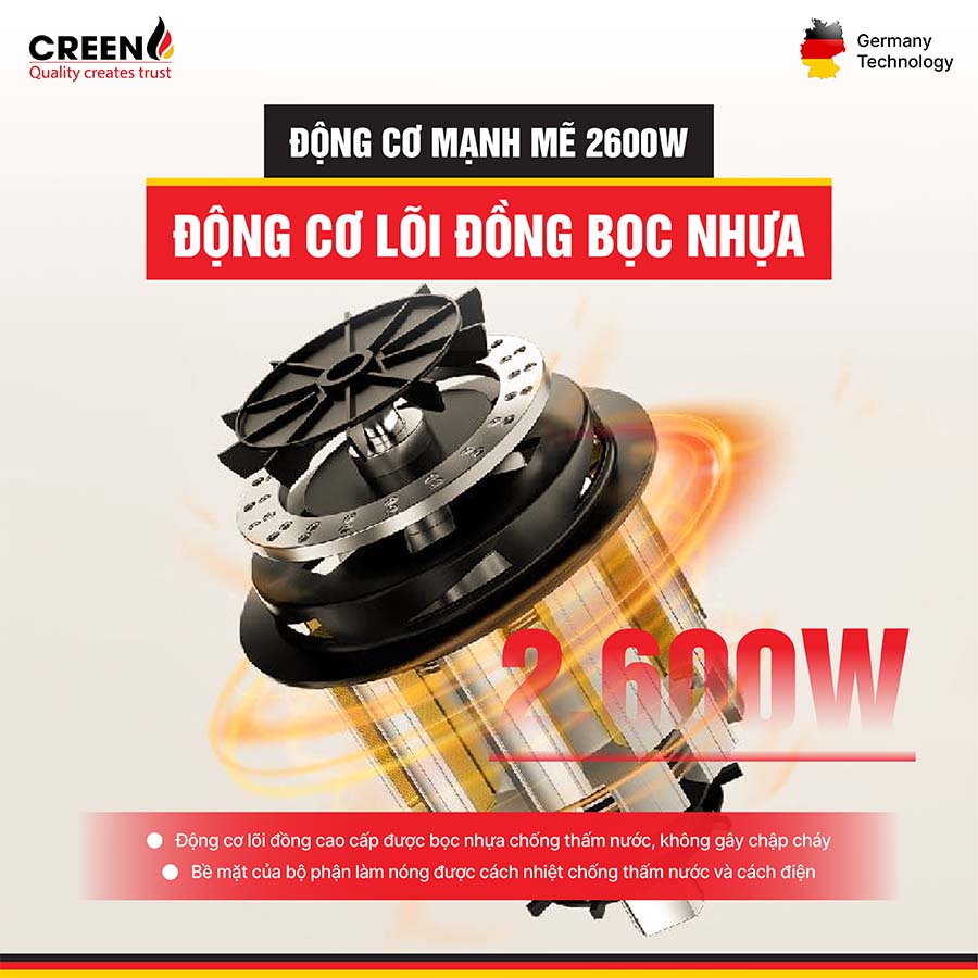Quạt sưởi nhà tắm thông minh CREEN CR-SMH636