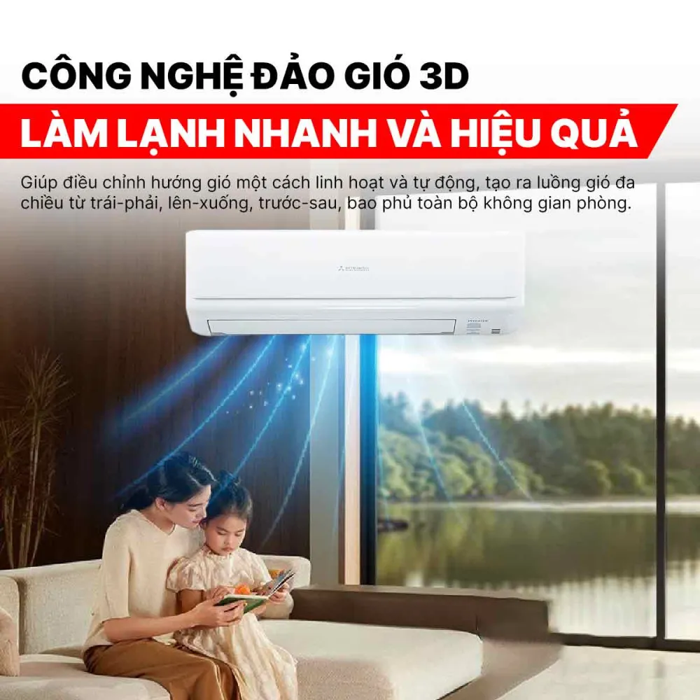 Điều hòa Mitsubishi Heavy 12000BTU 2 chiều inverter SRK/SRC35ZSPS-W5