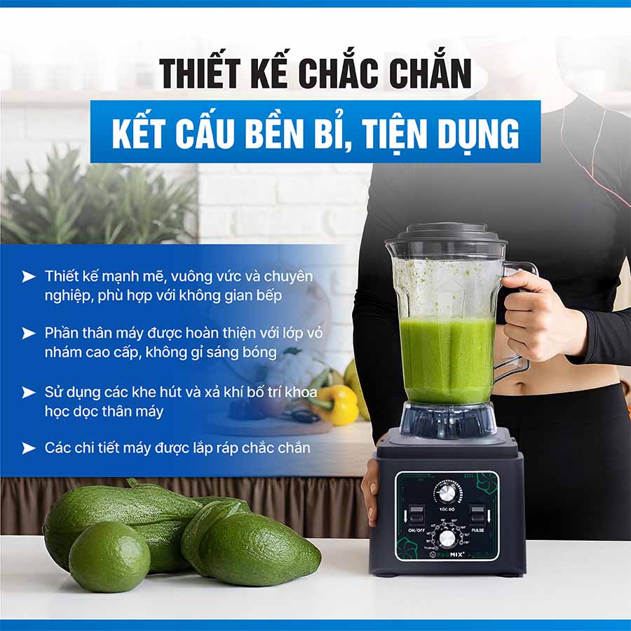 Máy xay công nghiệp Promix PM-945B model mới nhất 2025