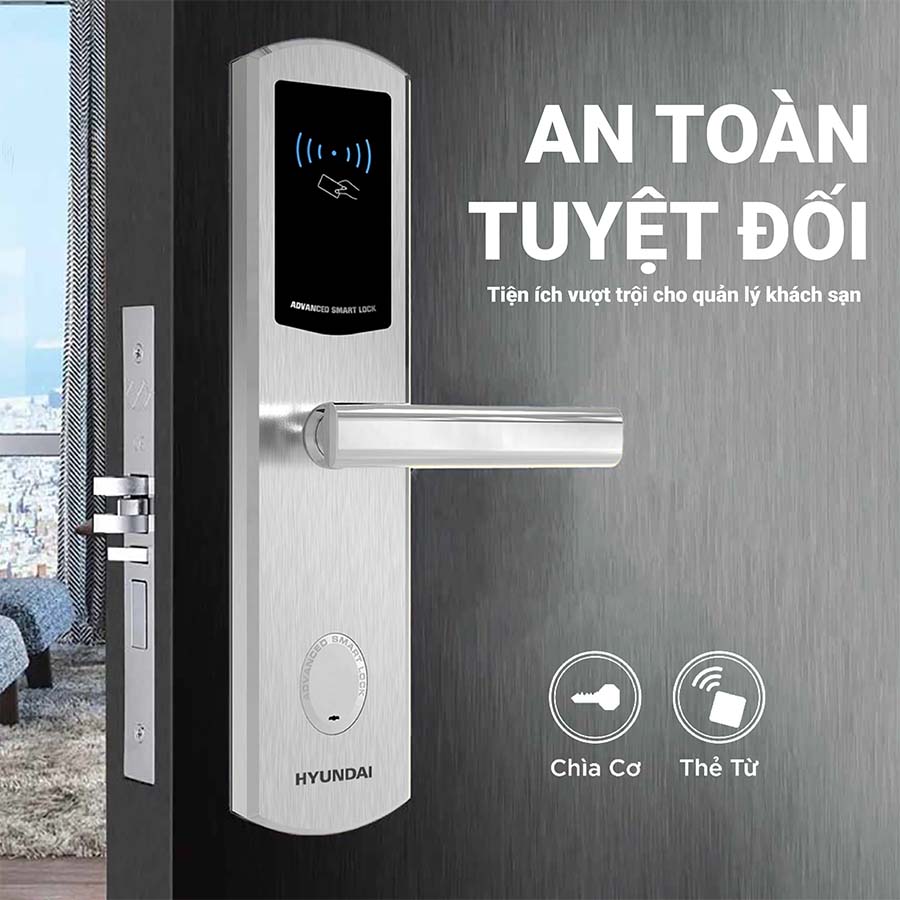 Khoá điện tử Hyundai khách sạn HY-HL04