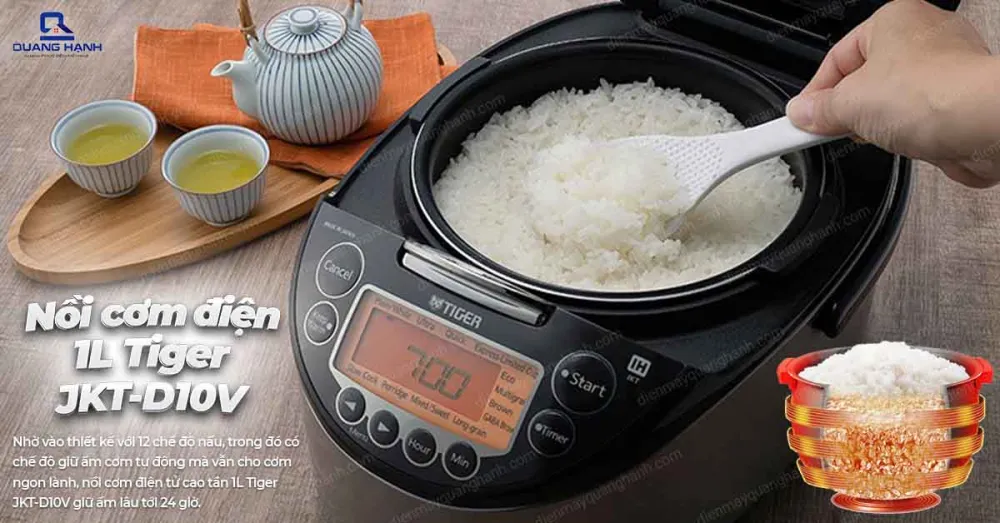 Nồi cơm điện tử cao tần 1L Tiger JKT-D10V