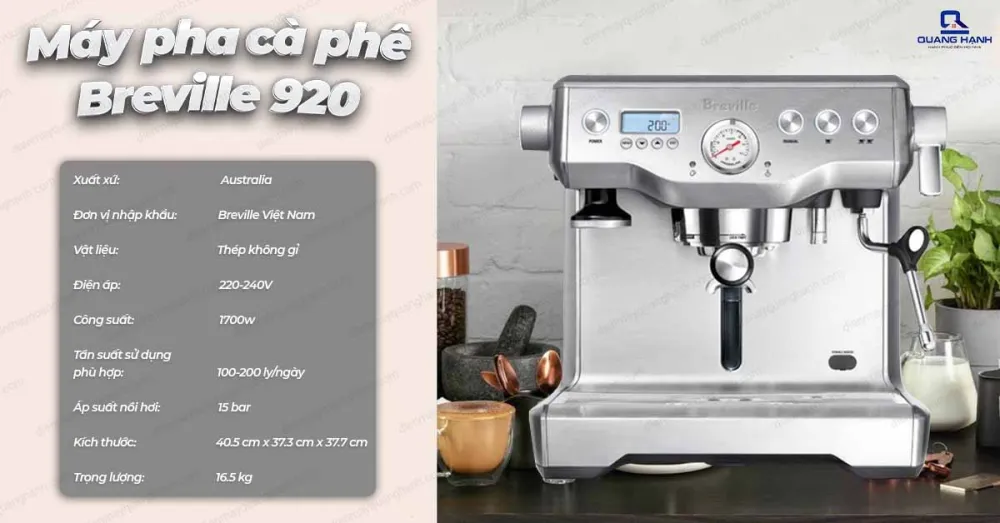 Máy pha cà phê Breville 920