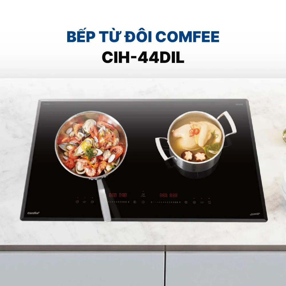Bếp từ đôi Comfee CIH-44DIL