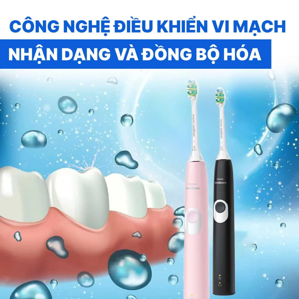 Set 2 bàn chải điện Philips HX6800/35