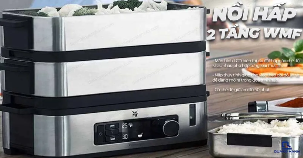 Nồi hấp 2 tầng WMF Kuchenminis Dampfgarer