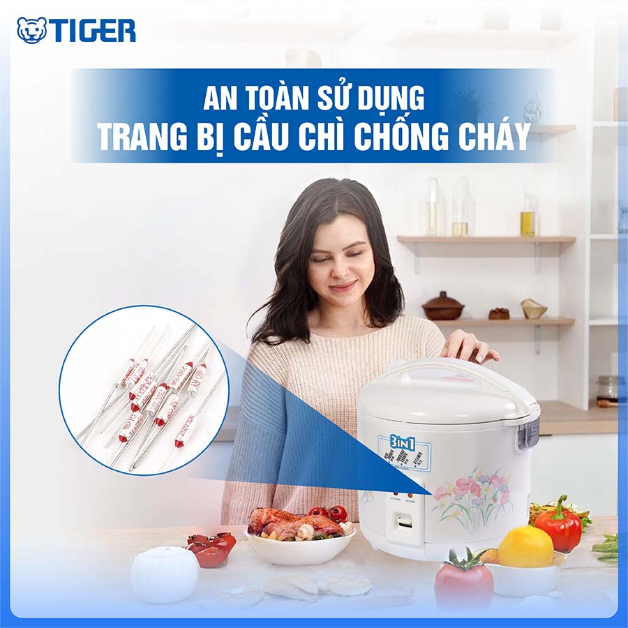 Nồi cơm điện Tiger JNP-1803 FF dung tích 1.8 lít