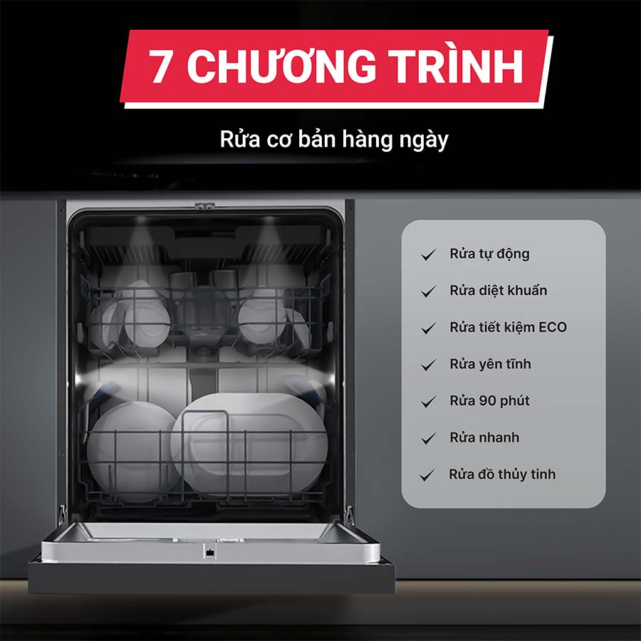 Máy rửa bát 15 bộ Hafele HDW-F6031G 535.29.651