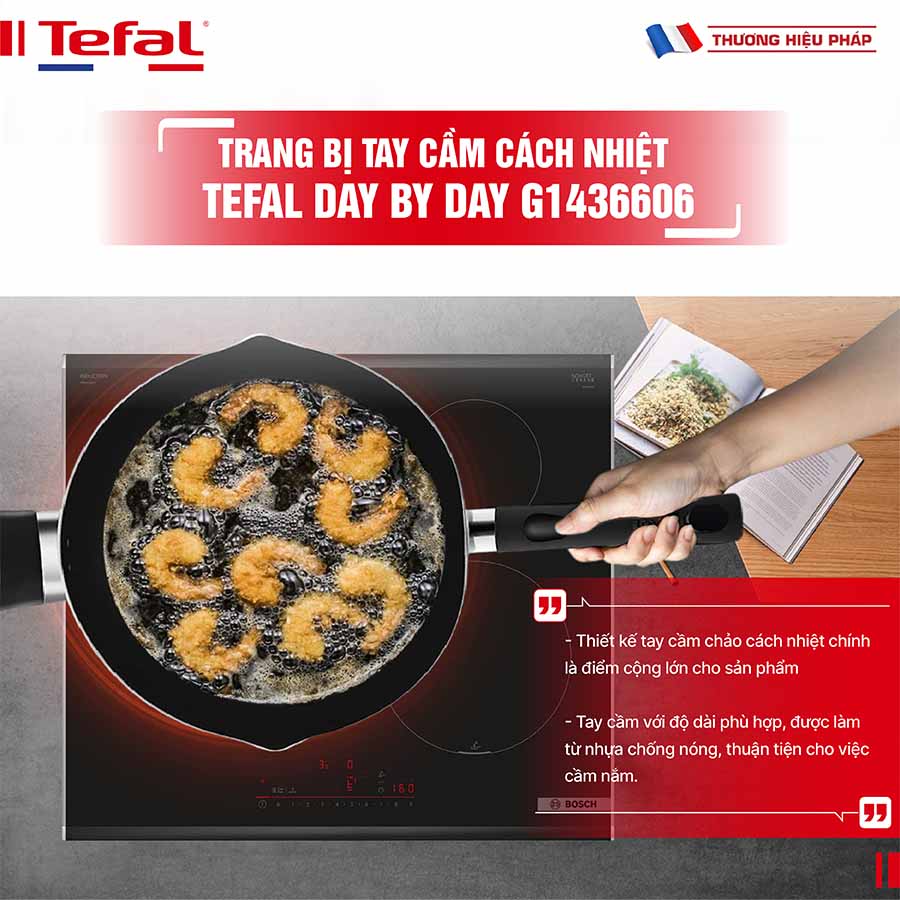 Chảo sâu lòng Tefal Day By Day G1436606 28cm
