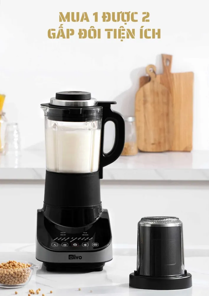 OLIVO CB20 tích hợp 2 cối xay