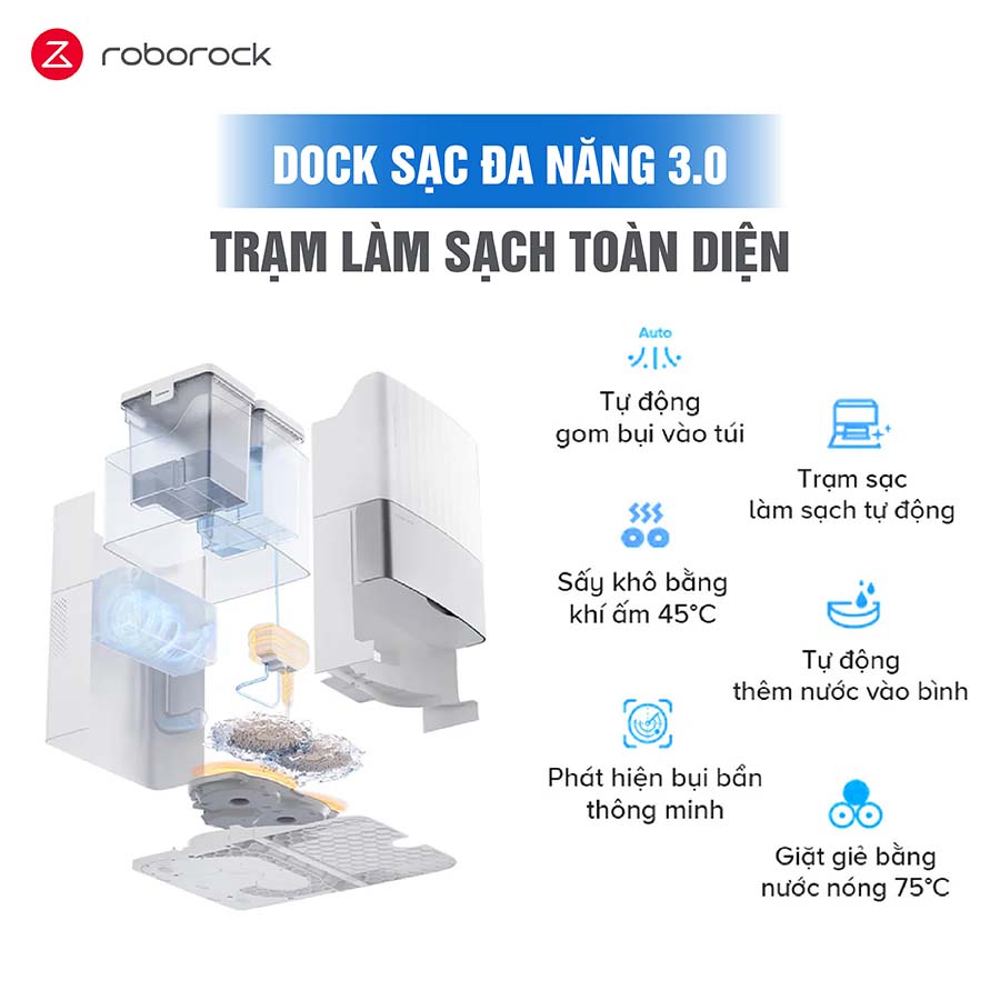 Robot hút bụi lau nhà Roborock Qrevo EdgeT