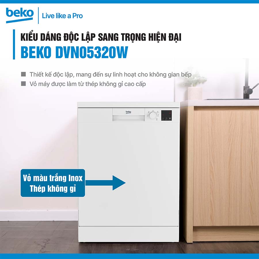 Máy rửa bát Beko DVN05320W
