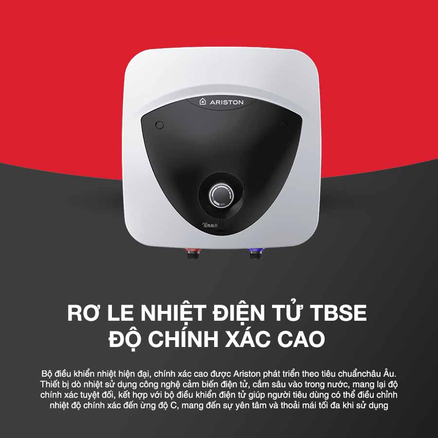 Bình nóng lạnh Ariston AN LUX 6 UE 1.5 FE trang bị nhiều tính năng an toàn