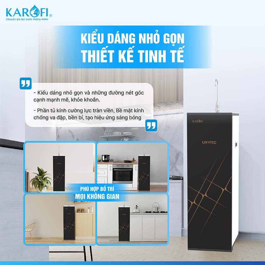 Máy lọc nước RO Karofi Livotec 606
