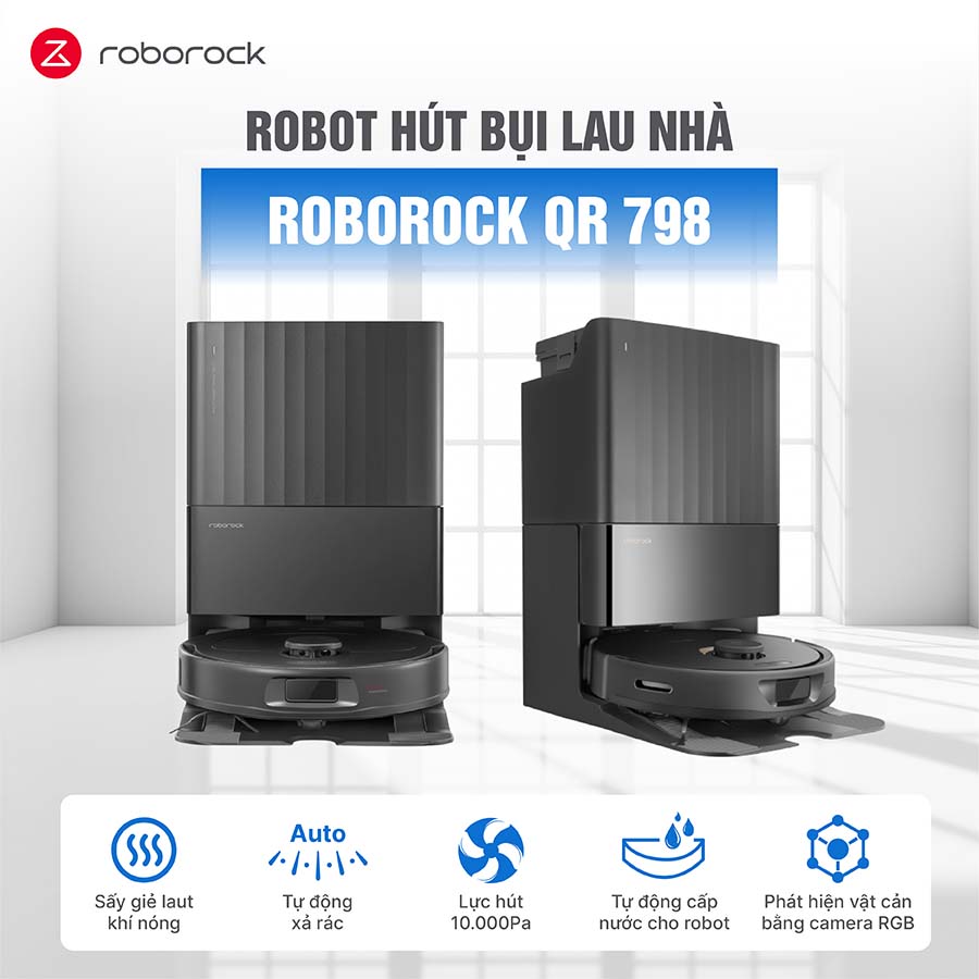 Robot hút bụi lau nhà Roborock QR 798