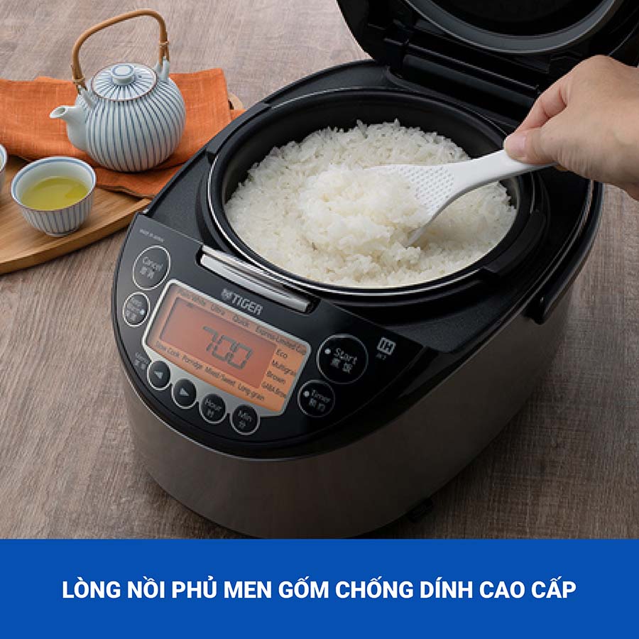 Nồi cơm điện tử cao tần Tiger 1 lít JKT-F10W