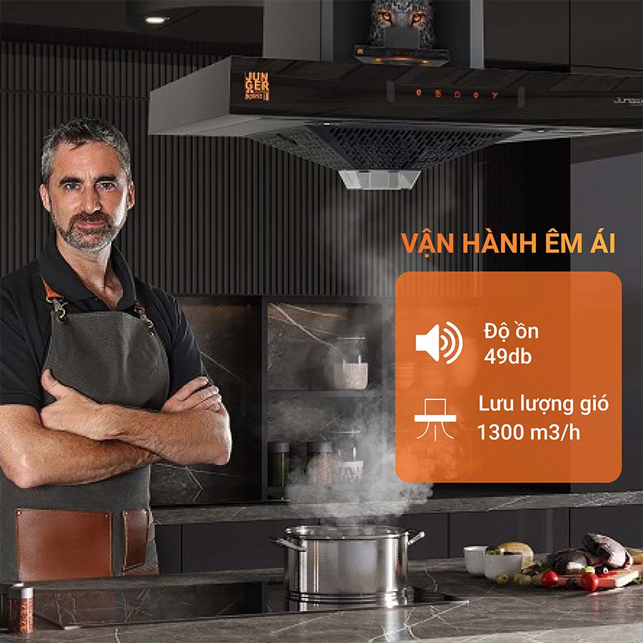 Máy hút mùi Junger Leopard HRJ-702L