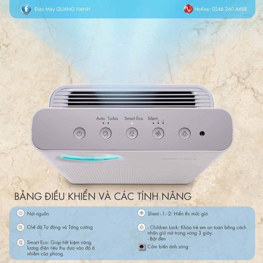 Máy lọc không khí Coway AP-1018F 8402 5