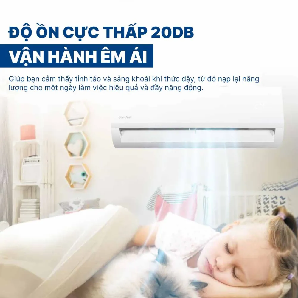 Điều hòa Comfee 1 chiều 9000 BTU CFS-10FWFF-V