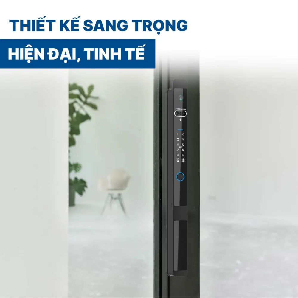 Khoá điện tử Hyundai cửa nhôm HY-SLS005F Black