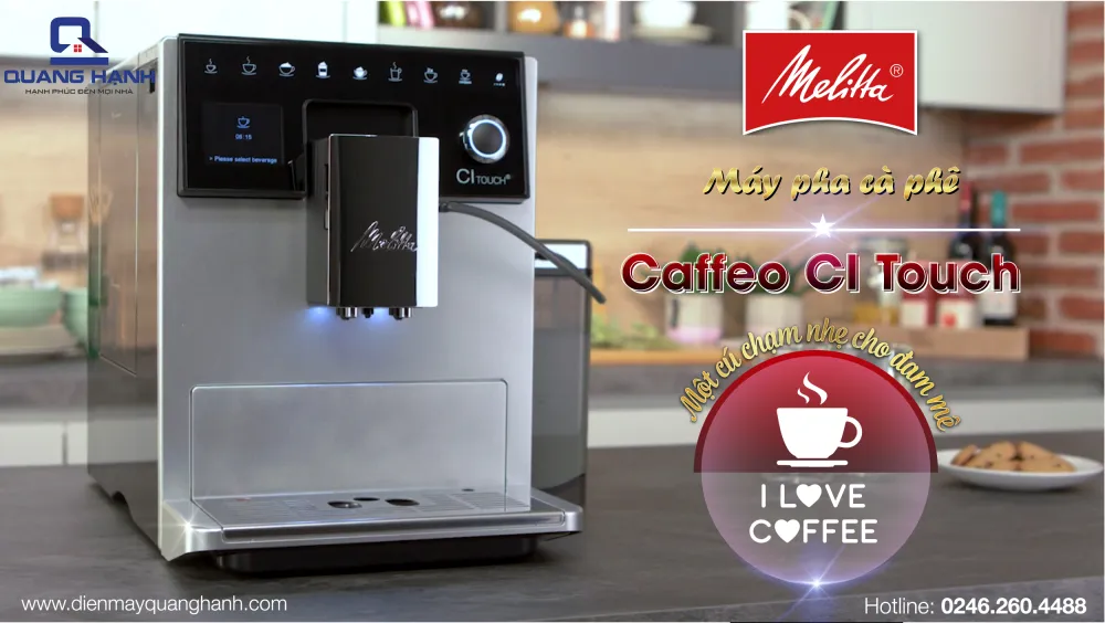 Máy pha cà phê Melitta Caffeo CI Touch