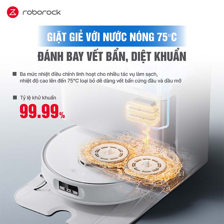 Robot hút bụi lau nhà Roborock Qrevo EdgeT
