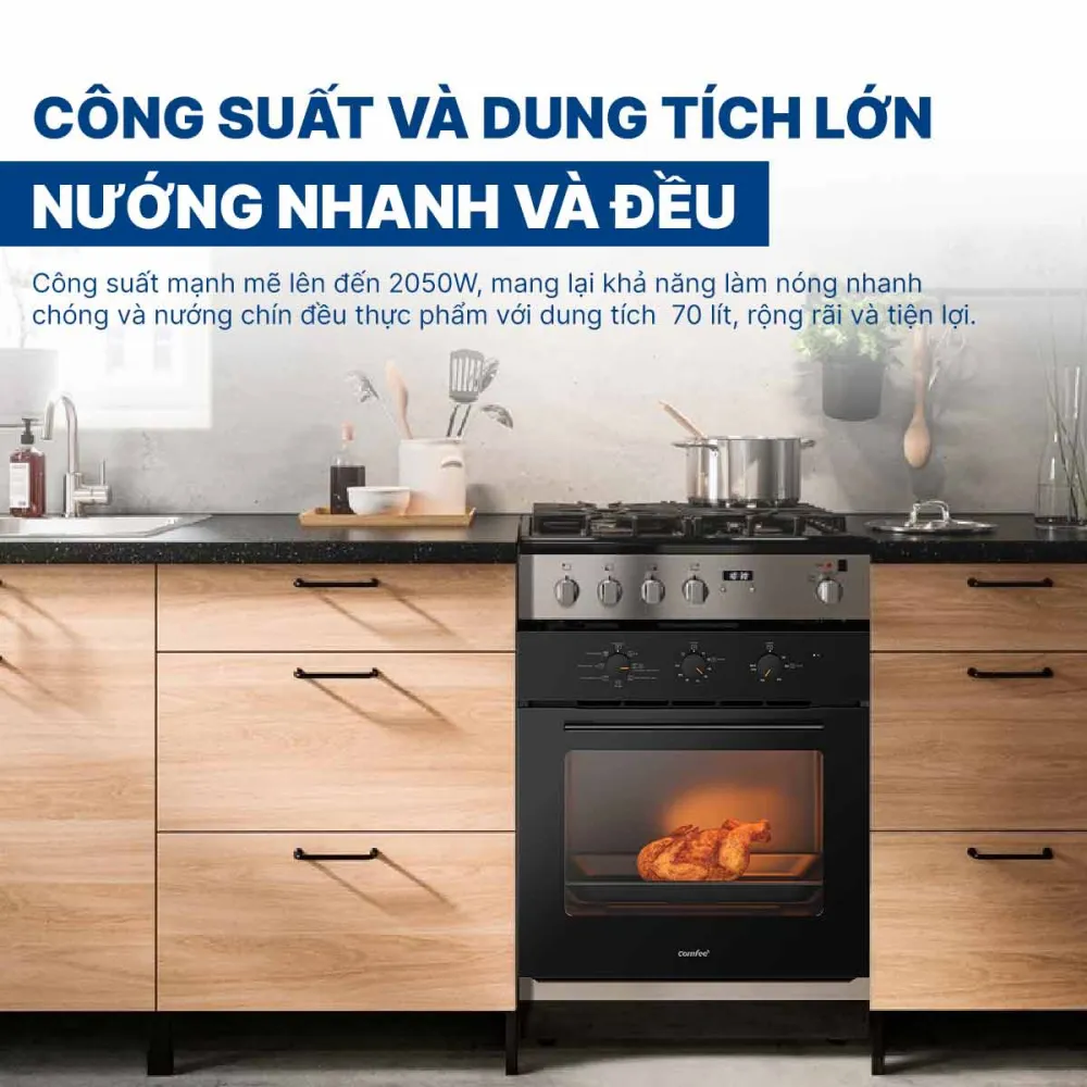 Lò nướng âm tủ Comfee 70 lít CO-AC70KB
