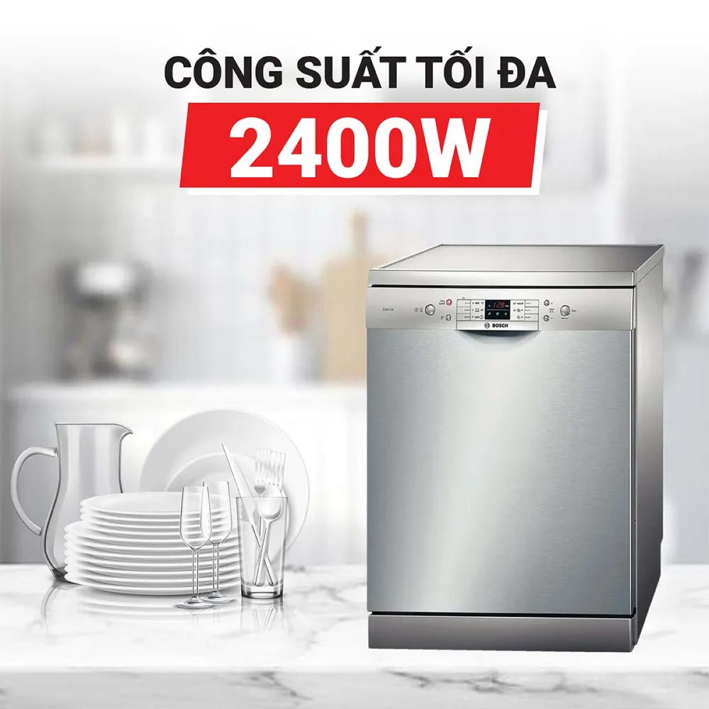 Máy rửa bát Bosch SMS63L08EA