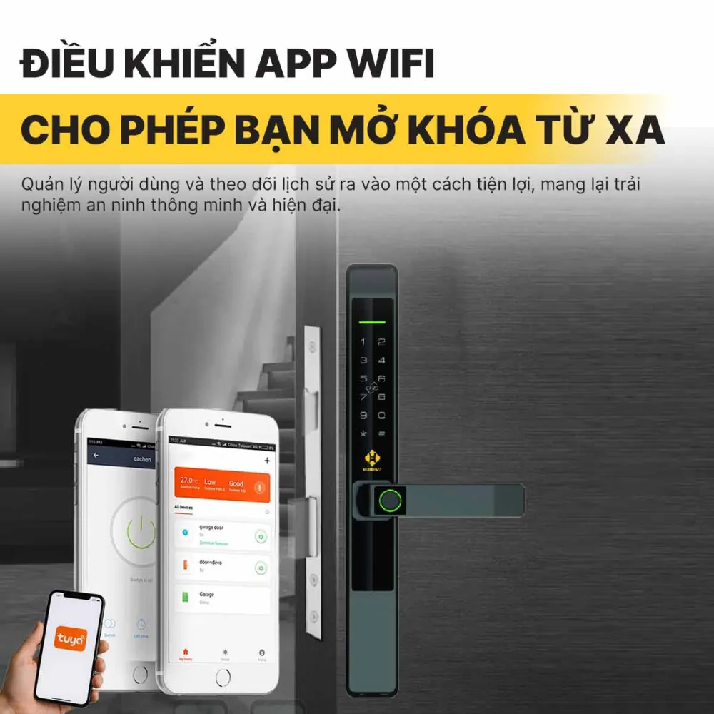 Khóa điện tử Hubert HB CN39