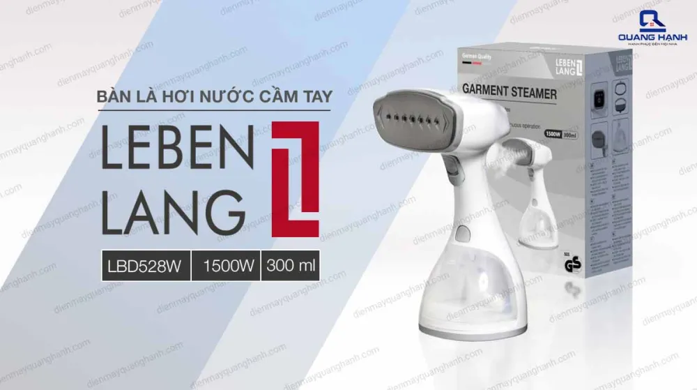 Bàn là hơi nước cầm tay LEBENLANG LBD528W