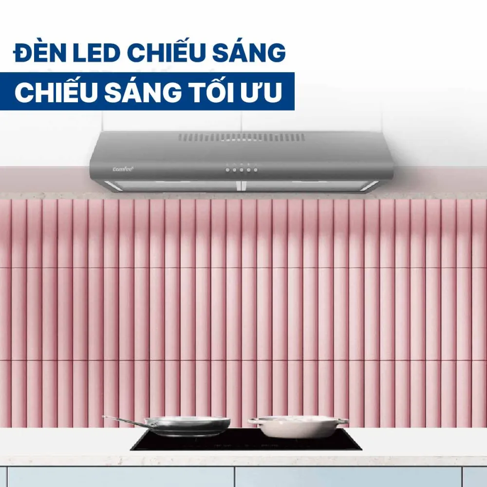 Máy hút mùi âm tủ Comfee CH-70SF49B