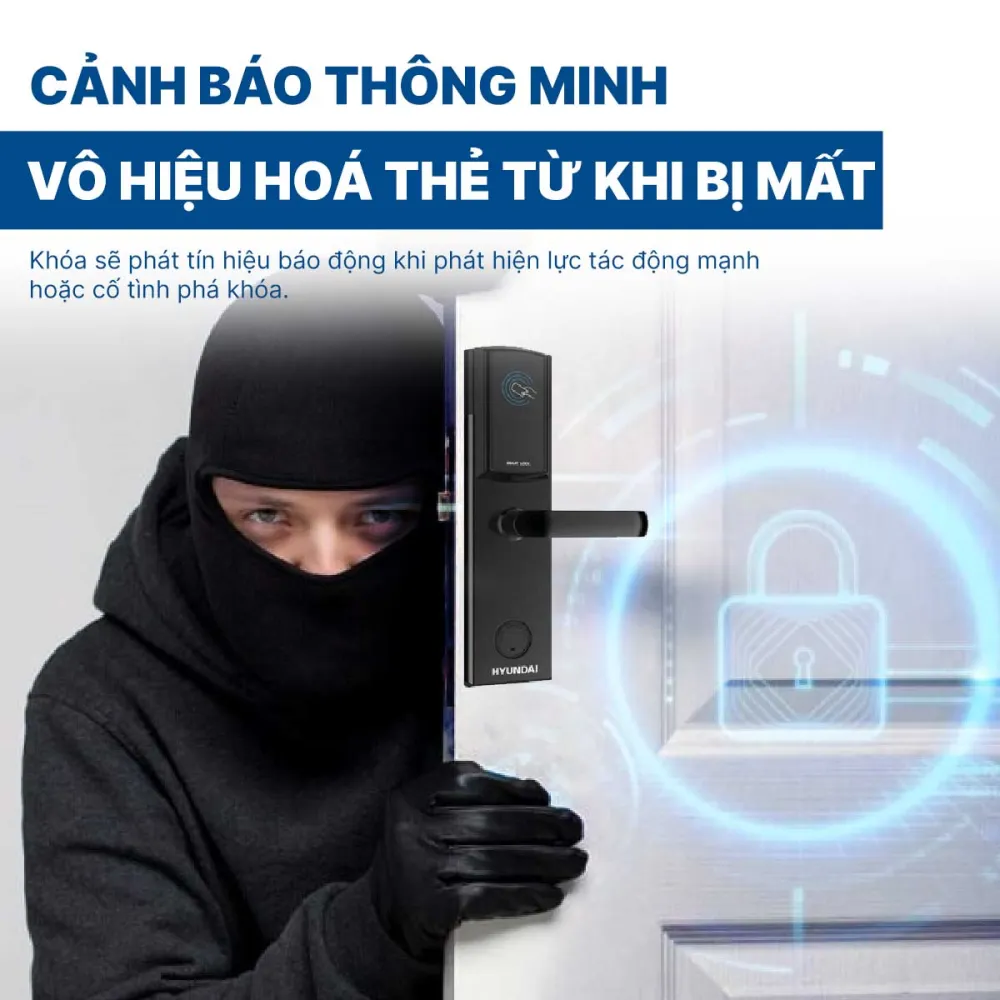 Khoá điện tử Hyundai khách sạn HY-HL01