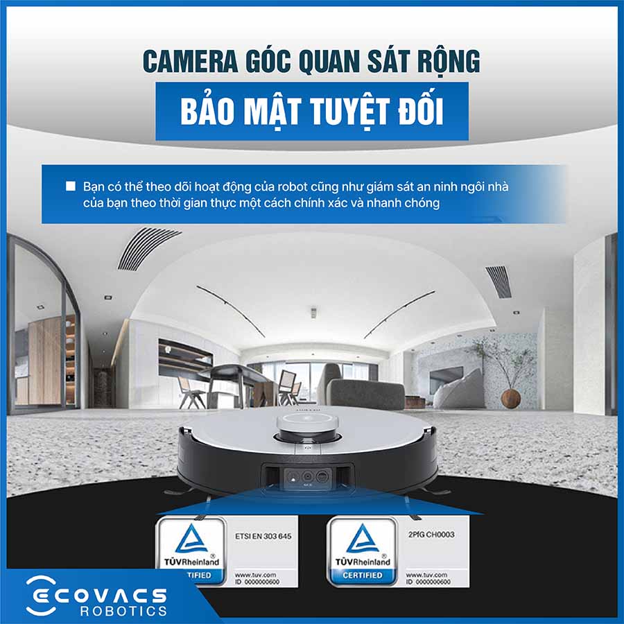 Robot Hút Bụi Lau Nhà Deebot X1 Omni Bản quốc tế