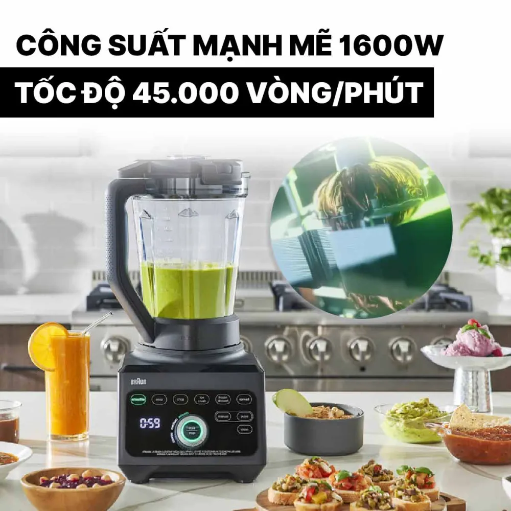 Máy xay sinh tố Braun JB9040BK