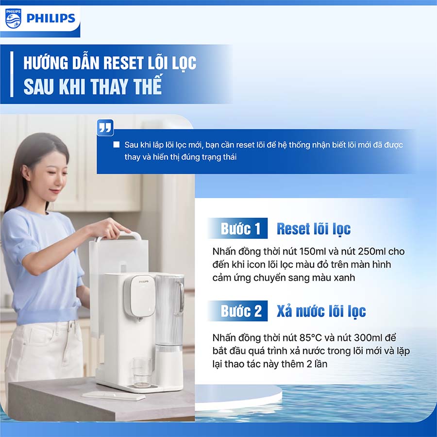 Máy lọc nước để bàn Philips ADD6912